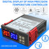 STC-3008 110V Dual LED Digital Thermostat Temperature Controller + 2 NTC Probe - eElectronicParts