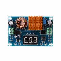 XH-M411 DC-DC Boost Adjustable Step Up Converter 5V-45V Power Supply Module LED Voltmeter Digital Display