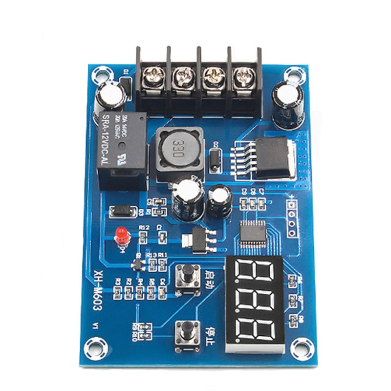 XH-M603 12-24V Battery Charging Control Module Protection LED Voltmeter Board