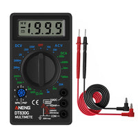 DT830G Digital Multimeter Electric Voltmeter Ammeter Ohm Mini Tester Meter - eElectronicParts
