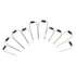 200pcs 10 Values Rectifier Diode Assorted Kit + Clear Box 1N4001~1N4007 & 1N5817~1N5819
