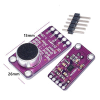 MAX9814 Electret Microphone Amplifier Stable Module Auto Gain Control AGC - eElectronicParts