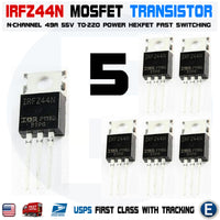 5pcs IRFZ44 IRFZ44N MOSFET Transistor N-Channel HEXFET Power 49A 55V Gate FET - eElectronicParts