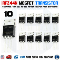 10pcs IRFZ44 IRFZ44N MOSFET Transistor N-Channel HEXFET Power 49A 55V Gate FET - eElectronicParts