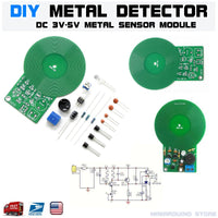 Metal Detector Metal Locator DIY Kit 3V-5V DC Treasure Hunting Scanner 60mm - eElectronicParts