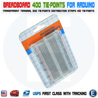 Breadboard 400 Tie-points MB102 Module 65pcs Jumper Cables kit for Arduino - eElectronicParts
