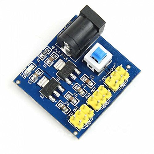 AMS1117 Multi Output Voltage Conversion Module in 6V-12V step down 3.3V 5V - eElectronicParts