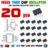 20pcs NE555P NE555 IC 555 High Precision Oscillator Timer DIP-8 Chip - eElectronicParts