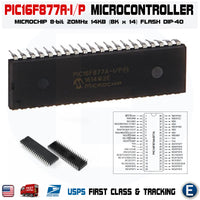 PIC16F877A-I/P PIC16F877A Microcontroller DIP40 IC MICROCHIP MCU - eElectronicParts