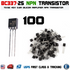 100pcs BC337 BC337-25 NPN Transistor TO-92 Bipolar Amplifier 0.5A - eElectronicParts