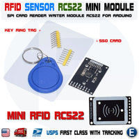 RFID RC522 mini tags SPI Sensor Arduino module with 2 tags MFRC522 DC 3.3V - eElectronicParts