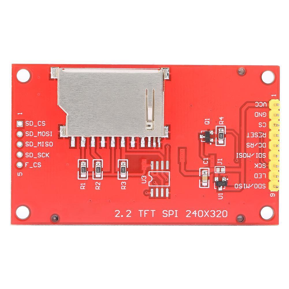2.2" Serial ILI9341 SPI TFT LCD Display Module 240x320 Chip PCB Adapter SD Card - eElectronicParts