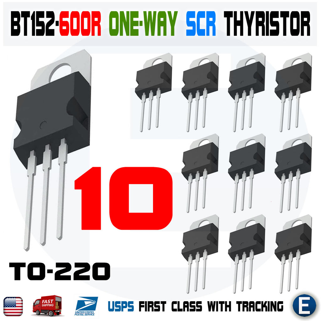10pcs BT152-600R NXP Thyristor One-Way SCR 600V 20A TO-220