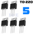 5pcs IRFZ24N IRFZ24 Power MOSFET Transistor HEXFET 17A 55V Fast Switching IR - eElectronicParts