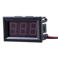 0.56" 3 wire DC 4-30V/0-200V GREEN LED digital voltmeter module panel meter - eElectronicParts