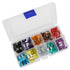 100pcs 10 values Car Mini Blade Fuses Kit 2A 3A 5A 7.5A 10A 15A 20A 25A 30A 35A