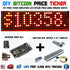 DIY Arduino Bitcoin Crypto Coin Price Ticker Red LED Dot Matrix Display Wi-Fi ESP8266 - eElectronicParts