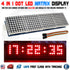 Arduino Digital LED Matrix Clock Nano MAX7219 Date Temperature DS3231 RTC DIY RED - eElectronicParts
