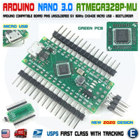 Nano V3.0 Compatible Board ATmega328P-MU for Arduino Micro USB Unsoldered - eElectronicParts