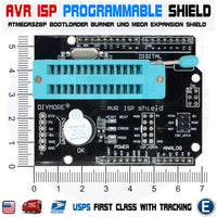 AVR ISP Shield Burning Burn Bootloader Programmer for Arduino UNO R3 - eElectronicParts