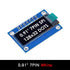 0.91 Inch SPI 128x32 White OLED Display Module SSD1306 Driver IC DC 3.3V-5V For Arduino PIC - eElectronicParts