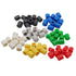 70pcs Tactile Push Button Switch Cap 6x6mm Self-locking Round Key Cap Multicolor