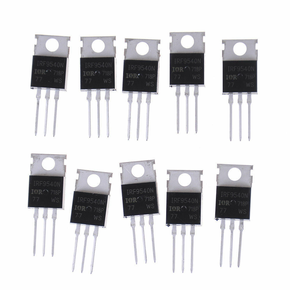 10pcs IRF9540 IRF9540N P-Channel Power MOSFET 23A 100V TO-220 IR Transistor