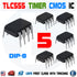 5PCS TLC555 TLC555CP COMS DIP-8 Timer Texas Instruments TI LinCMOS Timer IC