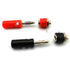 10pcs Male + Female 4mm Banana Plug + Socket Screw Connector 5Sets J072 Audio