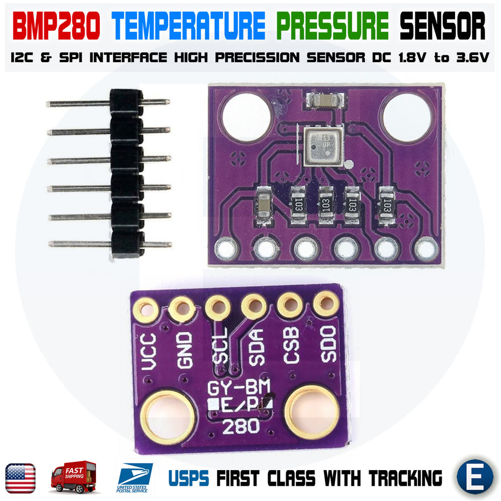 BMP280 Pressure Sensor Arduino High Precision Temperature Altitude