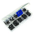 200pcs 6x6 Tact Micro Switch Tactile Push Button Kit Height 4.3MM~13MM DIP 4P Mini Box