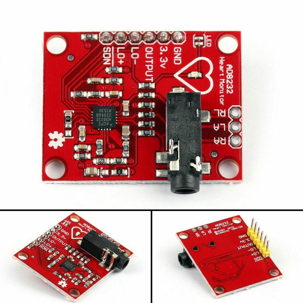 AD8232 ECG Module EKG Pulse Heart Monitoring Arduino Compatible Sensor ...