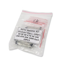100pcs MF58 NTC Thermistor Resistor Kit 1K 2K 5K 10K 20K 50K 100K 200K 500K 1M