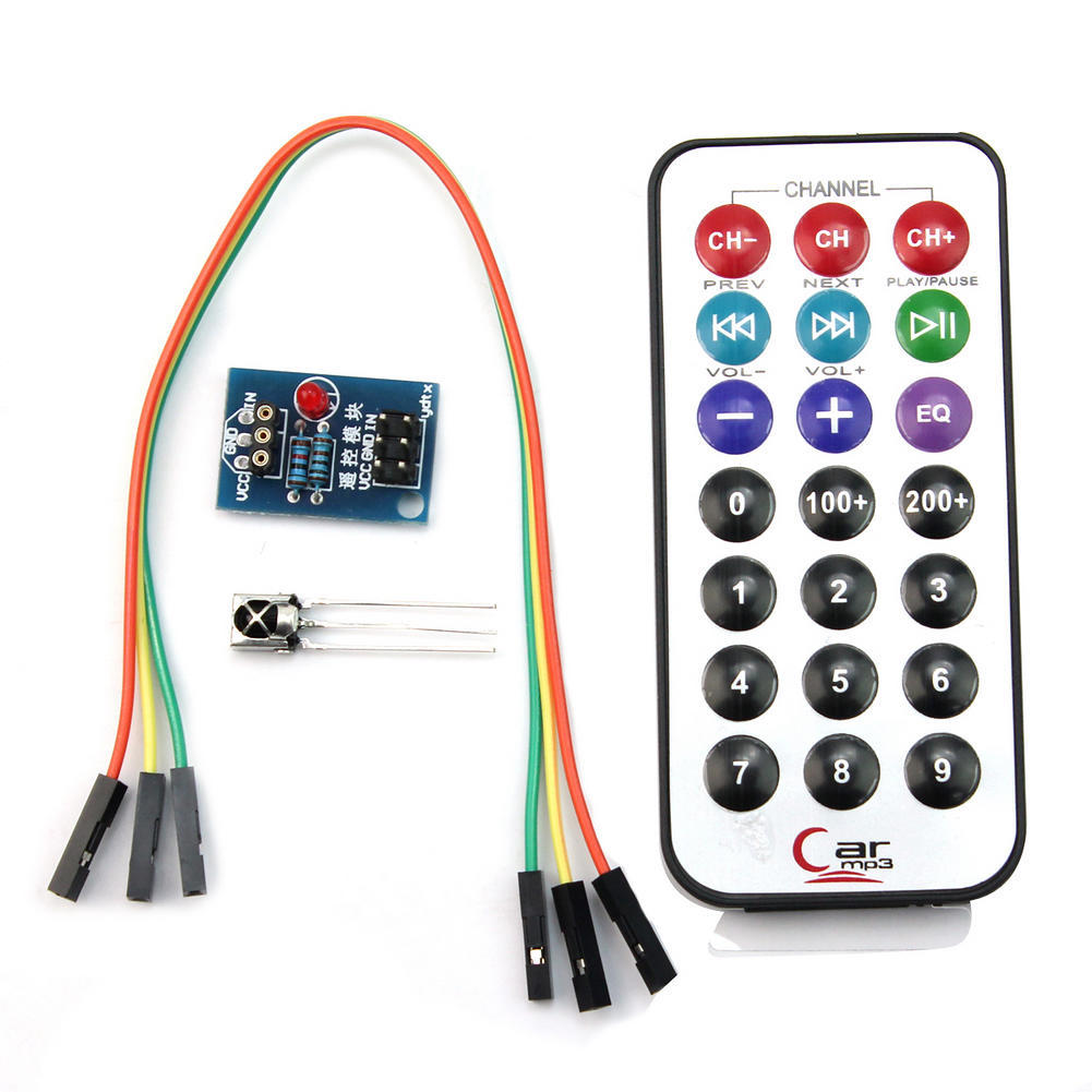 HX1838 Arduino Infrared IR Wireless Remote Control Sensor + CR2032 Bat ...
