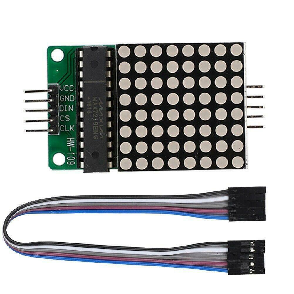 MAX7219 dot matrix 8x8 8*8 led display module Arduino MCU DIY Raspberr –  eElectronicParts