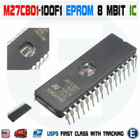 5pcs M27C801-100F1 UV EPROM M27C801 8MBIT 100NS DIP32 27C801 Memory IC chip