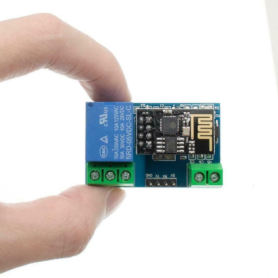 ESP8266 ESP-01S 5V WiFi Relay Module – Smart Home Phone Remote Control Switch, Arduino Compatible