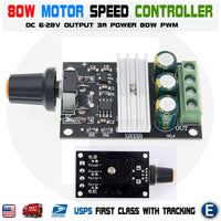 DC 6V-28V 3A PWM Motor Speed Variable Regulator Controller Switch 6V 9V 12V 24V - eElectronicParts