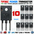 10pcs TIP36C TIP36 Power Transistor 25A 100V PNP bipolar to-247