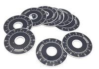 10pcs WTH118 potentiometer knob scale digital scale 0-100 can be equipped WX112 RV24YN RV24YN20S