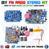 DIY Wireless Stereo FM Radio KIT Electronic Module + 250mah Battery + Acrylic Case - eElectronicParts