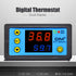 W3231 Digital Dual LED Thermostat Temperature Controller With NTC Sensor 110-220V