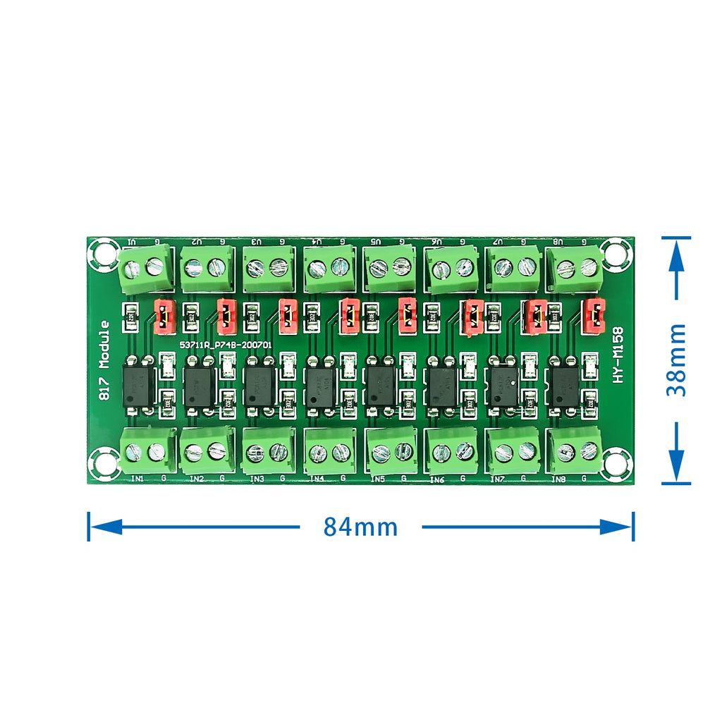 PC817 8 Channel Optocoupler Photocoupler Phototransistor Module for Arduino
