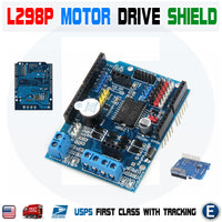 L298P Motor Drive Shield Expansion Board PWM Speed Controller H-bridge Arduino - eElectronicParts