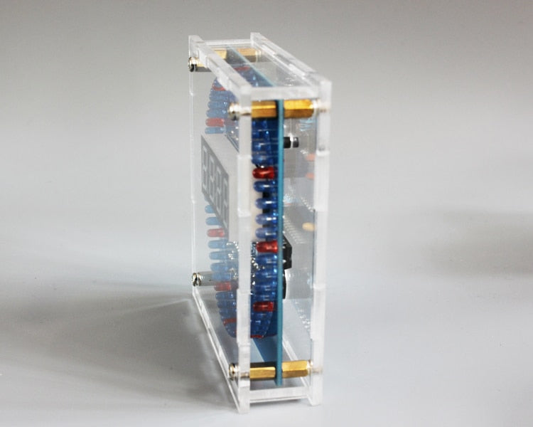 Led Display Alarm Clock Module DIY Rotating Digital LED Display Module Alarm Electronic Clock Kit + E ...