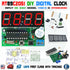 C51 4 Bits LED Digital Electronic Clock AT89C2051 C51 Production Suite DIY Kit - eElectronicParts
