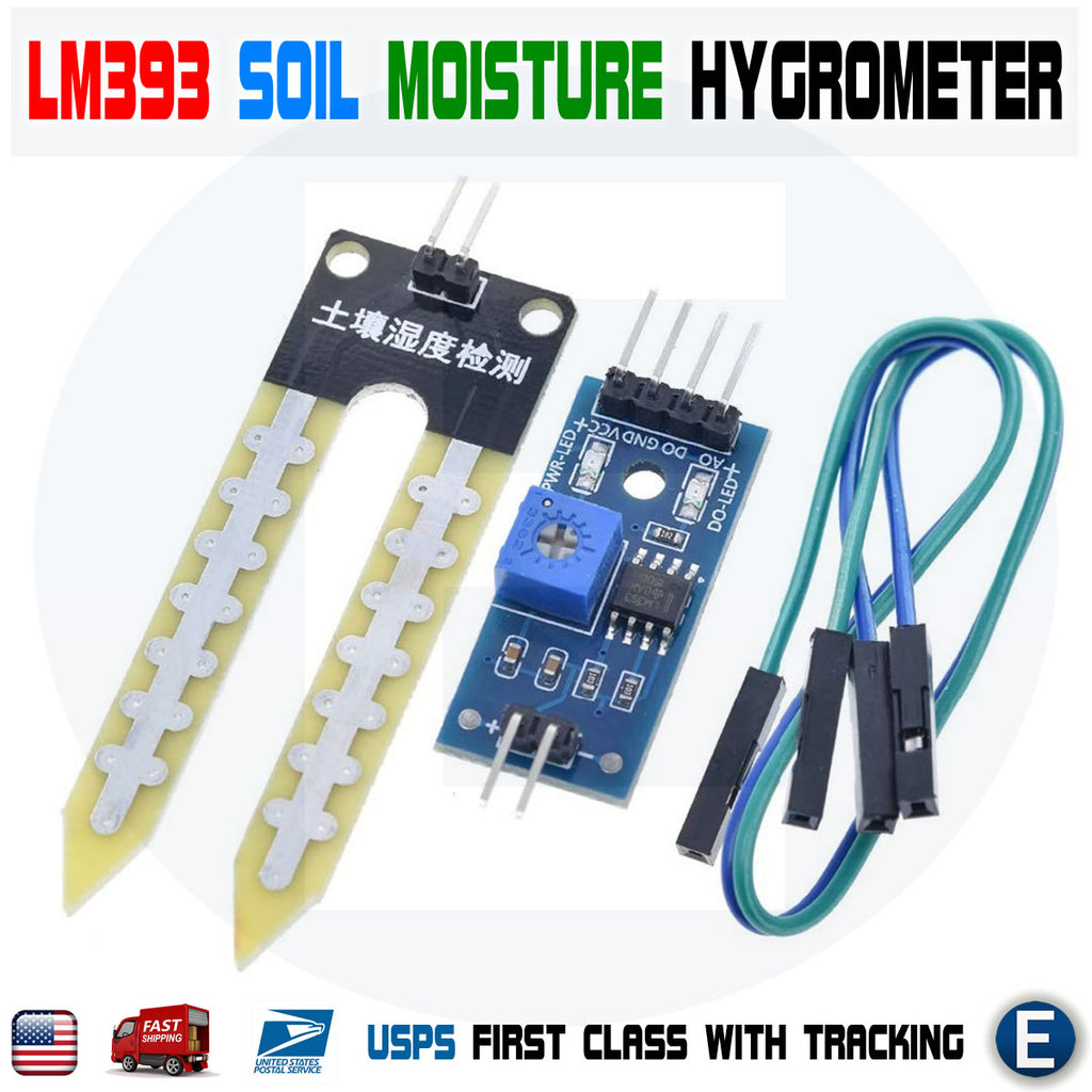3 x Soil Hygrometer Water Detection Module Moisture Sensor for Arduino DIY USA