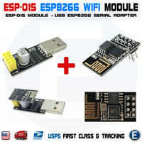 ESP-01S ESP8266 Module + USB Serial Adapter TTL Wifi CH340G Programmer Arduino USA - eElectronicParts