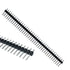 10Pcs 40Pin Male Single Row Straight Strip Pin Header PCB Panel 2.54mm Black