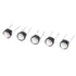 10pcs 6x6x5 2 Pin PCB Momentary Tactile Tact Push Button DIP Micro Switch White